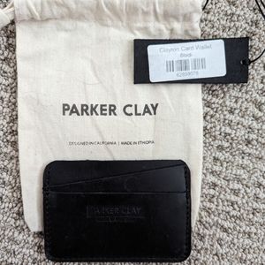 Parker clay leather card wallet